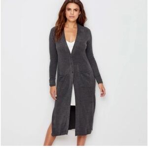 Barefoot Dreams Cozy Chic Duster Long Cardigan, S